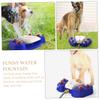 Dog Shower Toy Water Sprinkler with Water Fountain, ABS, Blue view 2