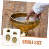 ZUNOXAZ 3-Pack Small Glass Holy Water Bottles with Raised Pattern view 3