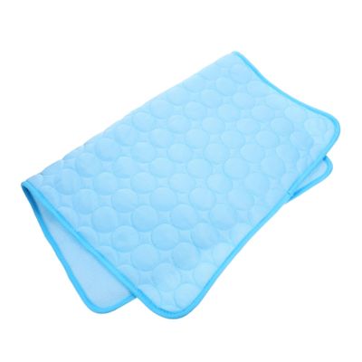 Mobestech Non-Slip Self-Cooling Dog Mat, Lightweight Fabric, for Summer, Suitable for Dogs Up to 15 kg, Home and Travel