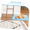 Mobestech Non-Slip Self-Cooling Dog Mat, Lightweight Fabric, for Summer, Suitable for Dogs Up to 15 kg, Home and Travel view 4