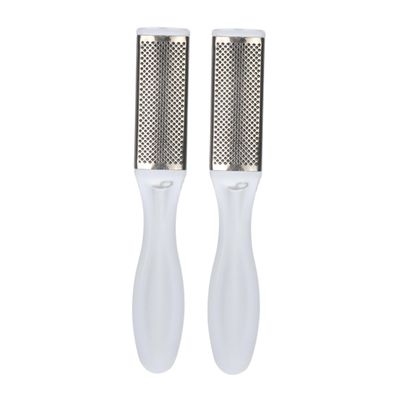 Callus Remover File, 2-Piece Stainless Steel Foot Rasp