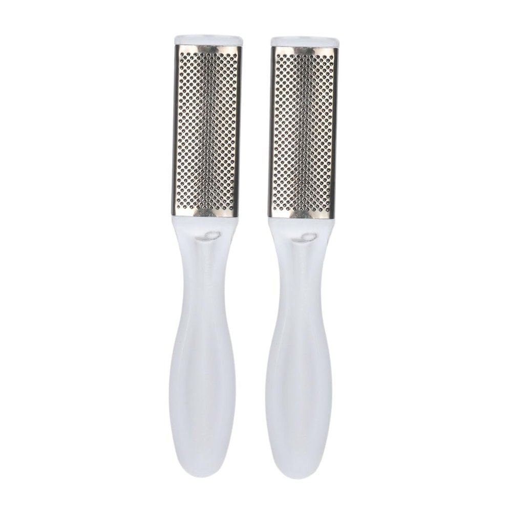 Callus Remover File, 2-Piece Stainless Steel Foot Rasp