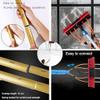 Water-Fed Telescopic Window Cleaning Pole Set with Brush view 3