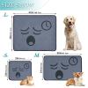 2-Piece Reusable Dog Pee Pad Set, Non-Slip Mats for Cars and Airplanes, 24 x 36 in + 36 x 42 in, Modern Clock Design view 3