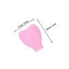 COLLBATH 6-Piece Silicone Makeup Brush Covers, Dustproof Bristle Protectors, Pink view 2