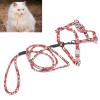 KIMISS Adjustable Cat Harness and Leash Set – Japanese Style, Lightweight Floral Pattern (#5) view 2
