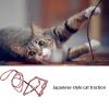 KIMISS Adjustable Cat Harness and Leash Set – Japanese Style, Lightweight Floral Pattern (#5) view 3
