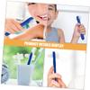 FOYTOKI 8-Pack Travel Toothbrushes with Double-Head Brush, ABS and Nylon, Soft Bristles for Children view 2
