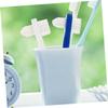 FOYTOKI 8-Pack Travel Toothbrushes with Double-Head Brush, ABS and Nylon, Soft Bristles for Children view 4