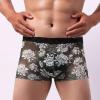 Men's Sheer Lace Boxer Briefs view 3