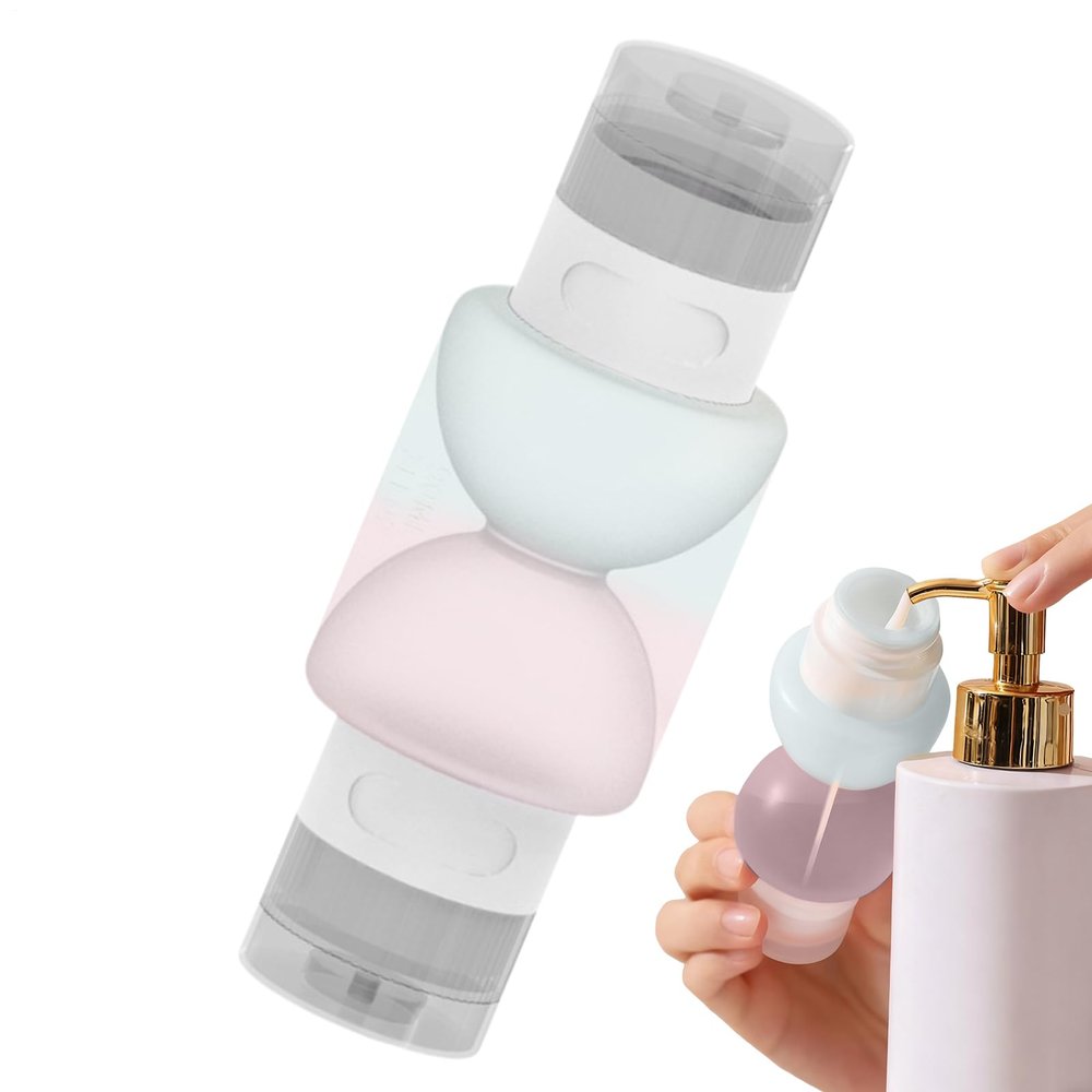 Squeezable Double-Ended Travel Bottles