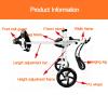 Adjustable Foldable Dog Wheelchair for Hind Legs view 2
