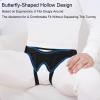 ZHAOBEIK Inguinal Hernia Belt for Men and Women, Adjustable Hernia Support Belt with 4 Removable Compression Pads (Black, L) view 4