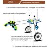 Dog Wheelchair for Hind Legs, Adjustable Aluminum Mobility Cart, 2 R view 4