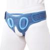 ZHAOBEIK Inguinal Hernia Belt for Men and Women, Comfortable, Adjustable, with 4 Removable Compression Pads (Blue, M) view 1