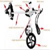 Adjustable Dog Wheelchair for Hind Legs view 3