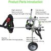 Adjustable Dog Wheelchair for Hind-Leg Rehabilitation view 3