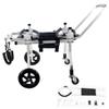 Adjustable 4-Wheel Dog Wheelchair for Disabled Dogs, Front and Rear Legs, Small to Medium Dogs, with Harness, 125 kg view 1