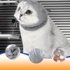 Cat Grooming Helmet - Breathable Gray Pet Cap view 4