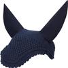 Horse Ear Bonnet, Quiet Crochet Ear Net with Soft Cotton Ear Covers, Low-Noise Fly Protection (Navy Blue, Medium) view 2
