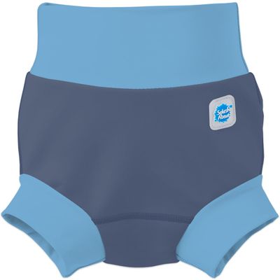 Splash About Happy Nappy Duo Reusable Swim Diaper, Navy & Blue, 3–4 Years