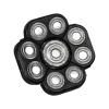 Extreme Speed Replacement Heads, Electric Shaving System with 9 Heads, Silver view 1