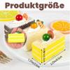 LONGHAO 3-Piece Artificial Simulation Cake, Fake Cake view 2