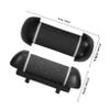 3-Pack Replacement Roller Heads, Extra Coarse, Black view 2
