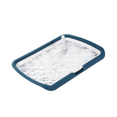 ZAYIUKI Dog Potty Training Tray with Post for Male Dogs