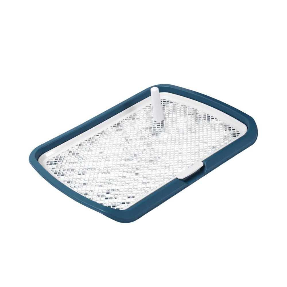 ZAYIUKI Dog Potty Training Tray with Post for Male Dogs