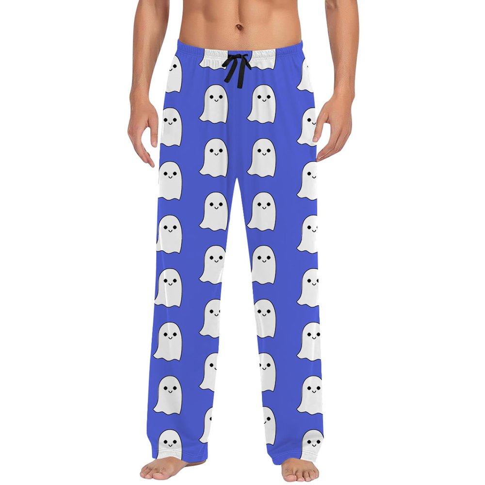 Men's Halloween Print Pajama Pants