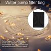 Black Knitted Mesh Pump Filter Bag, 12.2 x 15.9 in view 2