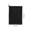 Black Knitted Mesh Pump Filter Bag, 12.2 x 15.9 in view 4