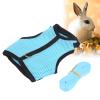 HEEPDD Rabbit Harness with Leash, Adjustable Breathable Vest for Small Pets - Light Blue view 3