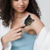 Black Cat-Shaped Ox Horn Scalp Massage Comb view 4
