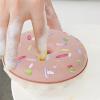 Round Cartoon Cleaning Sponge with Suction Cup view 3