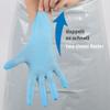 FRANZ MENSCH Hygostar Rapid-On Nitrile Gloves, 100 Count, Powder-Free, Blue, Size 10/XL view 4