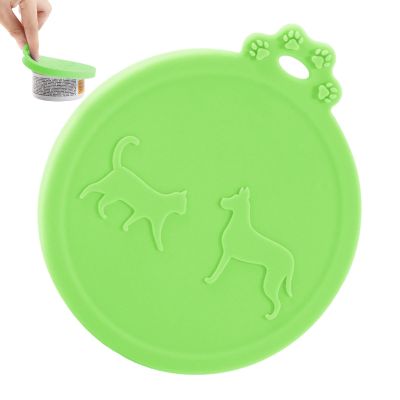 Dog Food Can Lid, Spill-Proof, Colorful