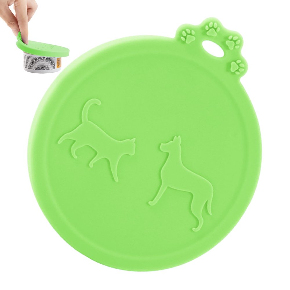 Dog Food Can Lid, Spill-Proof, Colorful