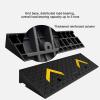 Curb Ramp for Driveways, Outdoor Threshold Ramp with Yellow Arrow, Up to 5-Ton Capacity view 4