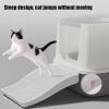 Height-Adjustable Cat Litter Box Step with Litter Collection view 3