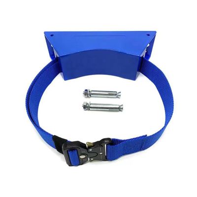 Wall-Mount Oxygen Cylinder Rack, Propane Tank Holder with Expansion Screw, ABS Storage Solution for RVs and Water Softeners