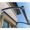Modern Polycarbonate Door Awning with Aluminum Alloy Brackets view 1