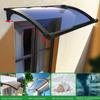 Modern Polycarbonate Door Awning with Aluminum Alloy Brackets view 3