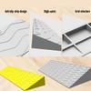 Threshold Ramp for Robot Vacuums and Wheelchairs, Non-Slip, Gray, 100 x 8 x 2 cm view 4