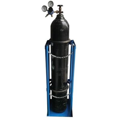 Heavy-Duty Gas Cylinder Holder for Oxygen Tanks, Wall/Floor Mount
