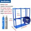 Heavy-Duty Steel Oxygen Cylinder Holder and Storage Rack view 3