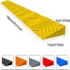 1-Pc. 2-Inch Heavy-Duty Rubber Threshold Ramp, Gray, 100 × 12 × 5 cm view 2