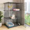 Indoor Pet Playpen, Removable Enclosure with Doors for Small Animals view 1