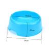 Abaodam 2-Piece Plastic Dog Bowl Set for Puppies and Dogs, Blue view 2